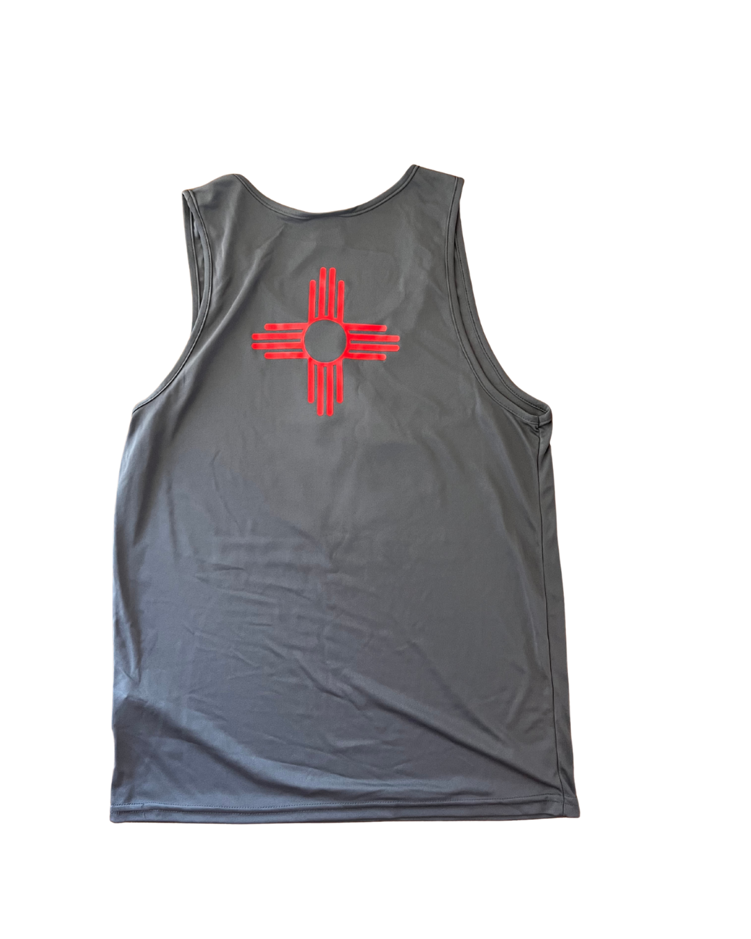 Running Medicine Grey Sporttek Singlet - Image 2